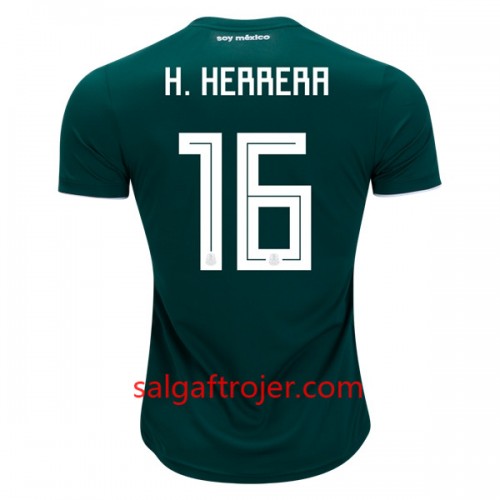 Mexico Fodboldtrøjer H.Herrera 16 Hjemmebanesæt VM 2018 Mexico Fodboldtrøjer H.Herrera 16 Hjemmebanesæt VM 2018